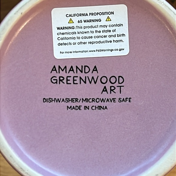 Amanda Greenwood CHANEL Purple Floral Mug - Picture 6 of 6